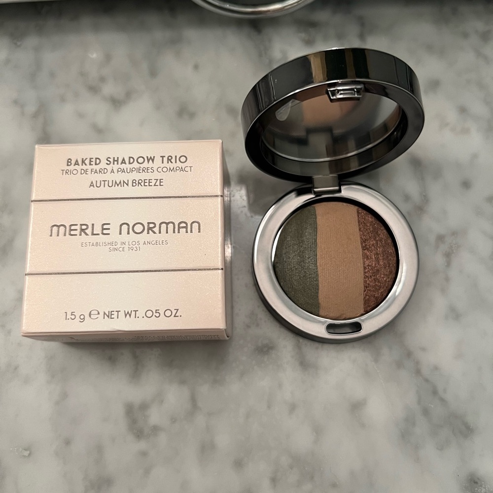 NIB- Merle Norman Baked Shadow Trio - Autumn Breeze